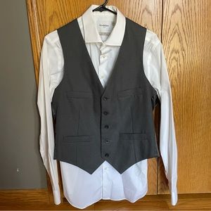 Mens Dress Shirt And Vest